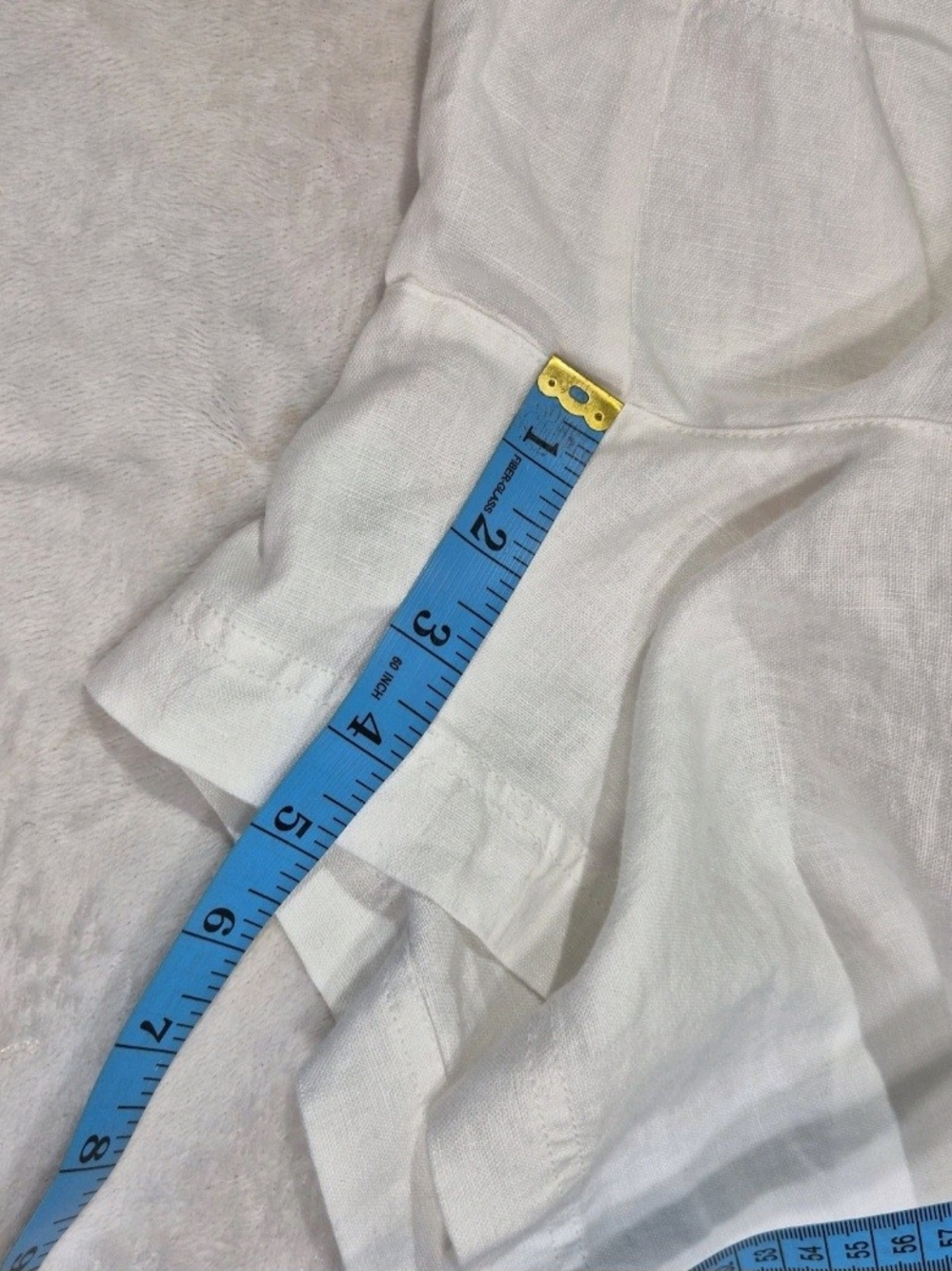 Tommy Bahama Linen Shorts Womens Size L Large Two Palms High-Rise White 65 - Picture 9 of 12